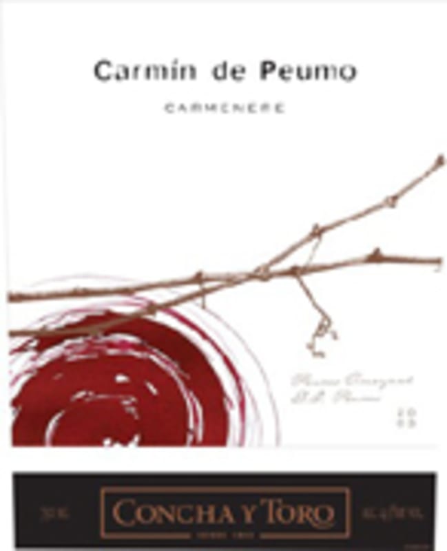 Concha y Toro Carmin de Peumo Carmenere 2003 Front Label