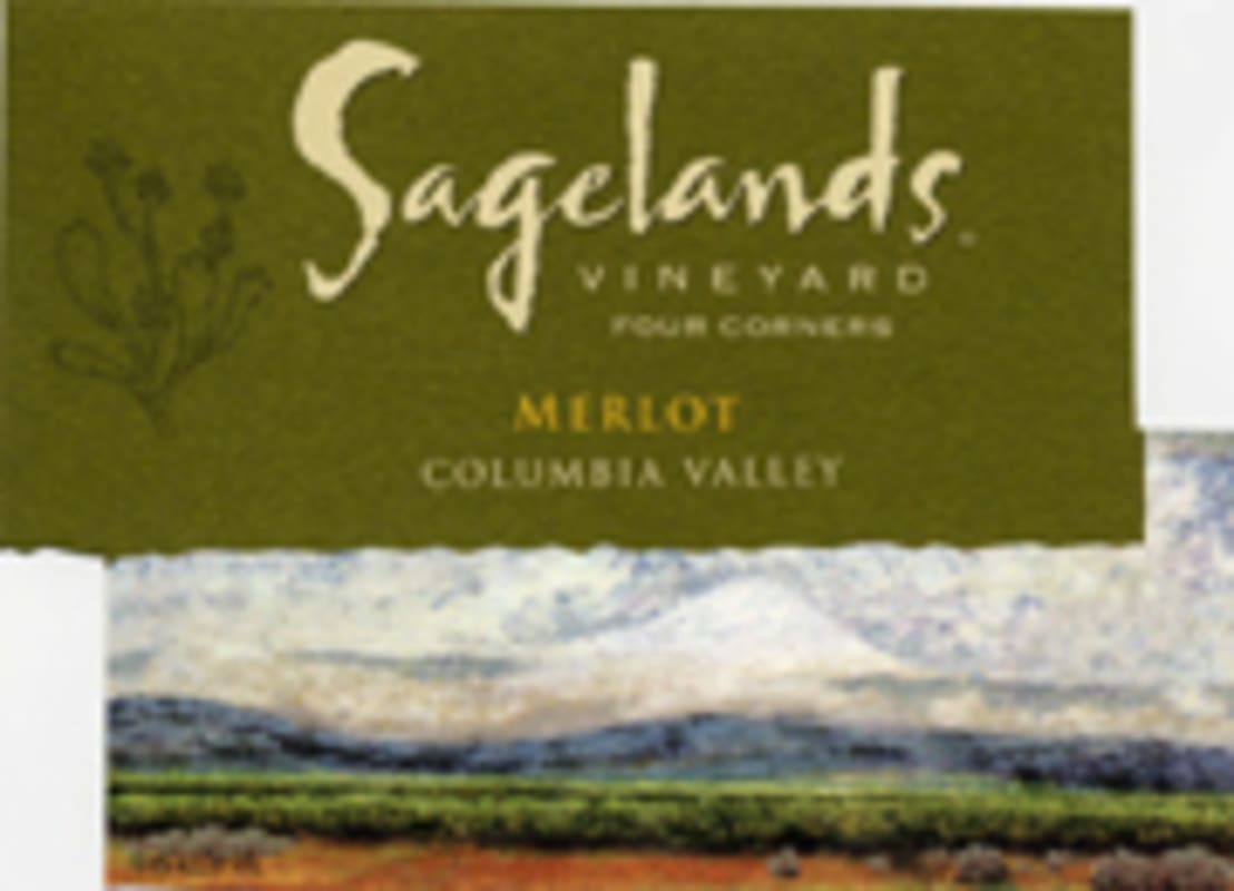 Sagelands Merlot Four Corners 2004 Front Label