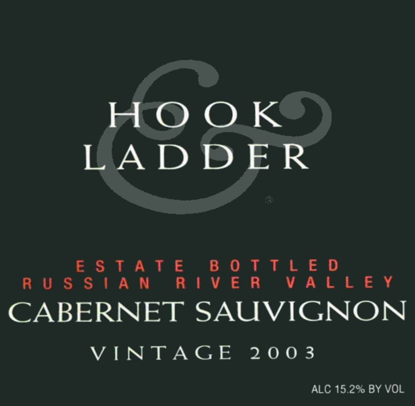 Hook & Ladder Cabernet Sauvignon 2003 Front Label