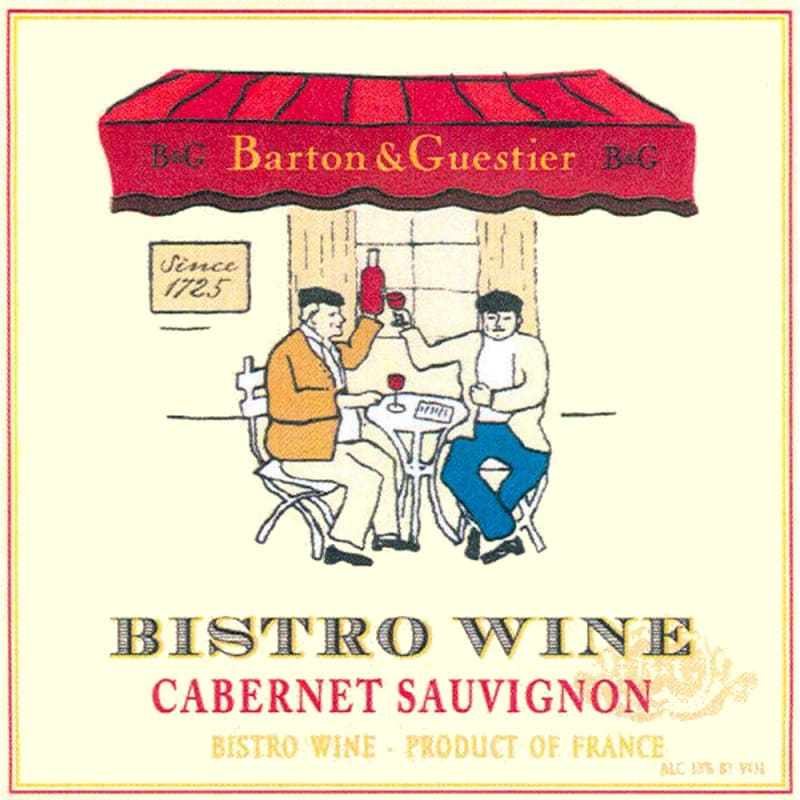 Barton & Guestier Bistro Wine Cabernet Sauvignon 2006 Front Label