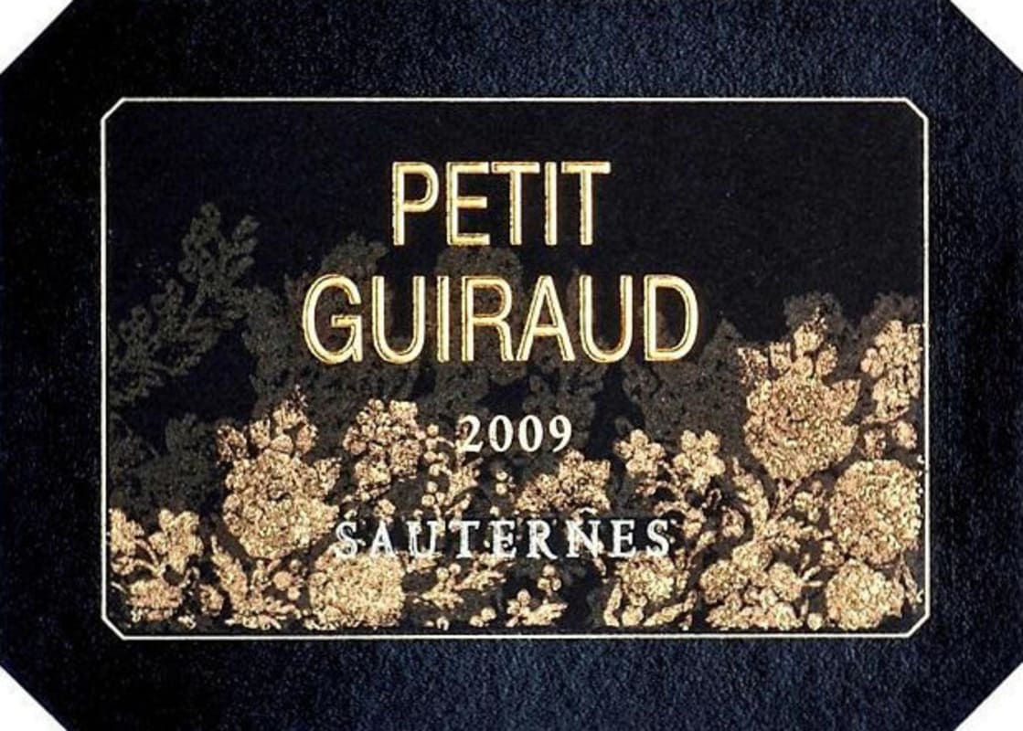 Chateau Guiraud Petit Guiraud Sauternes 2009 Front Label