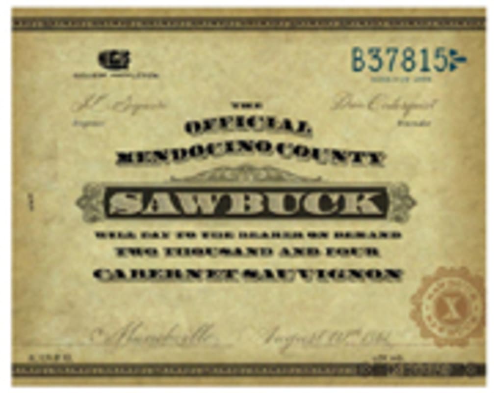 Sawbuck Cabernet Sauvignon 2005 Front Label
