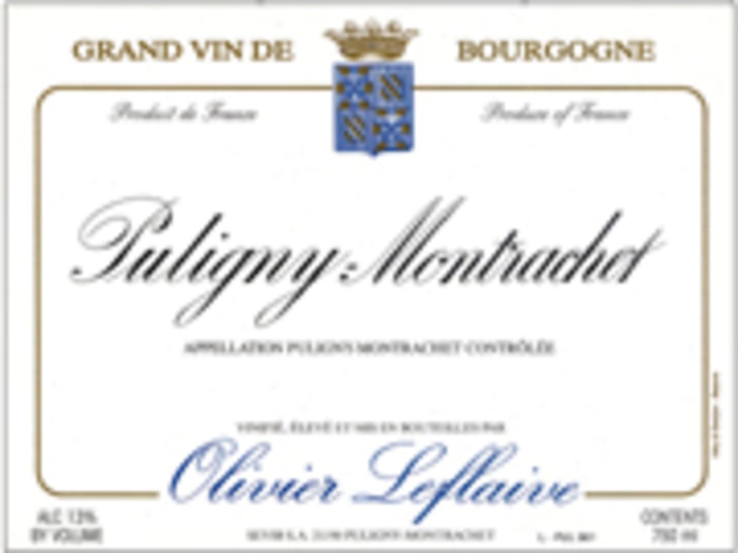 Olivier Leflaive Puligny-Montrachet 2005 Front Label