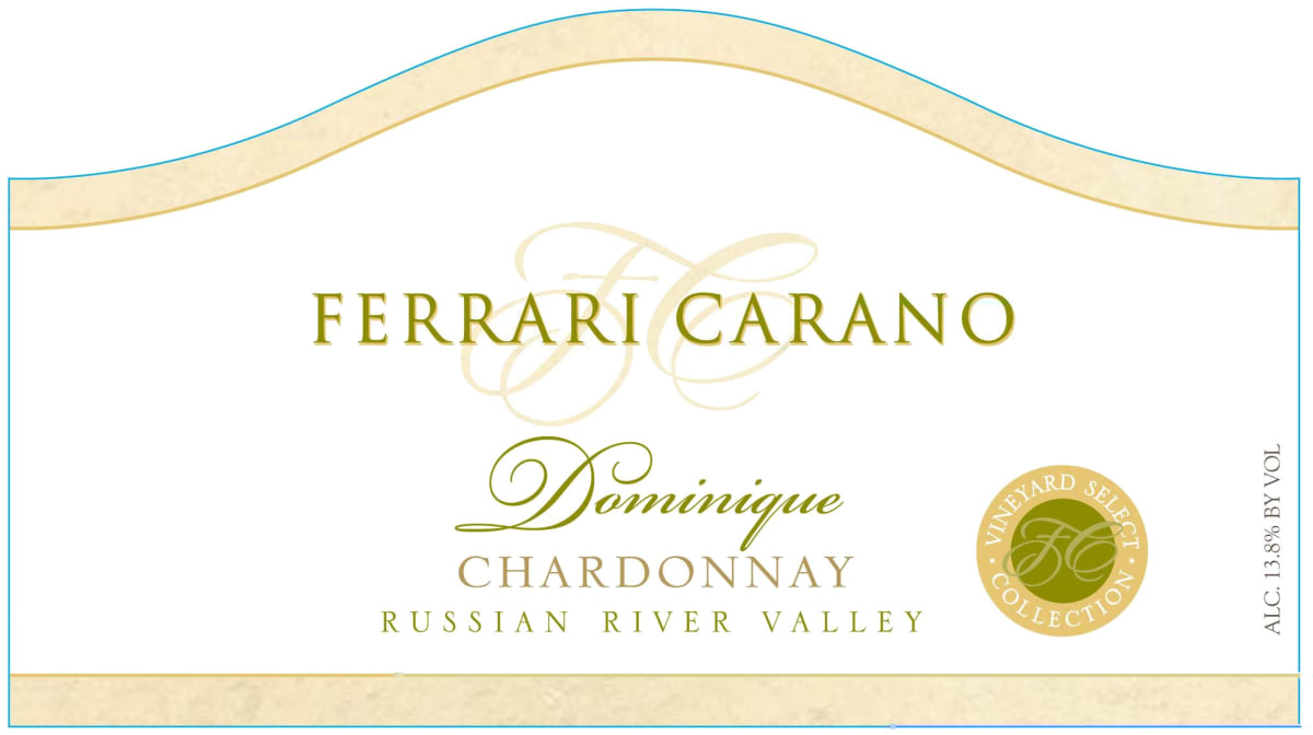 Ferrari-Carano Dominique Vineyard Chardonnay 2009 Front Label