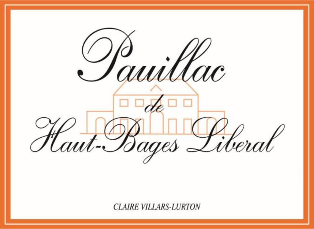 Chateau Haut-Bages Liberal Pauillac de Haut-Bages Liberal 2010 Front Label