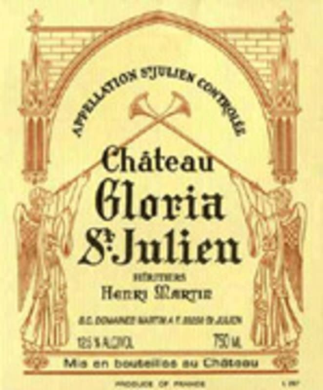 Chateau Gloria 2002 Front Label
