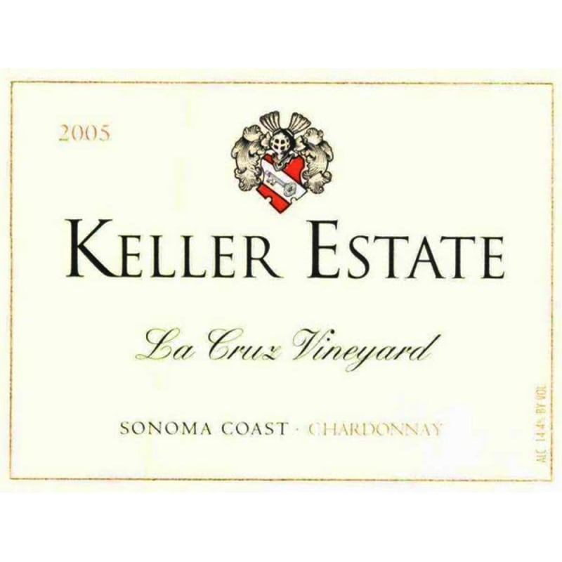 Keller Estate La Cruz Vineyard Chardonnay 2005 Front Label