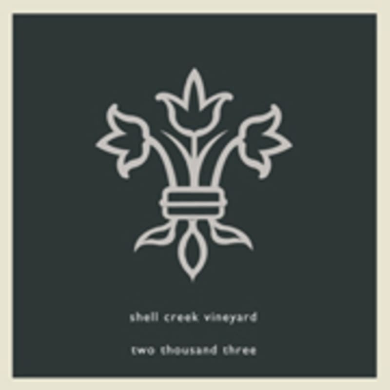 Clos Mimi Shell Creek Syrah 2003 Front Label