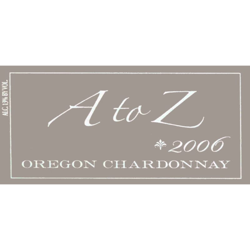 A to Z Chardonnay 2006 Front Label