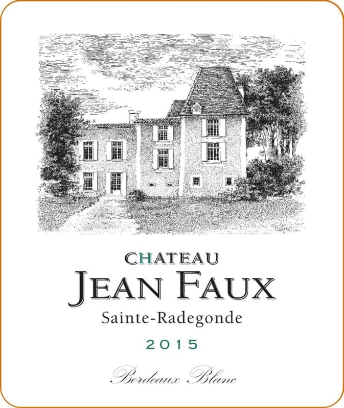 Chateau Jean Faux Blanc 2015 Front Label