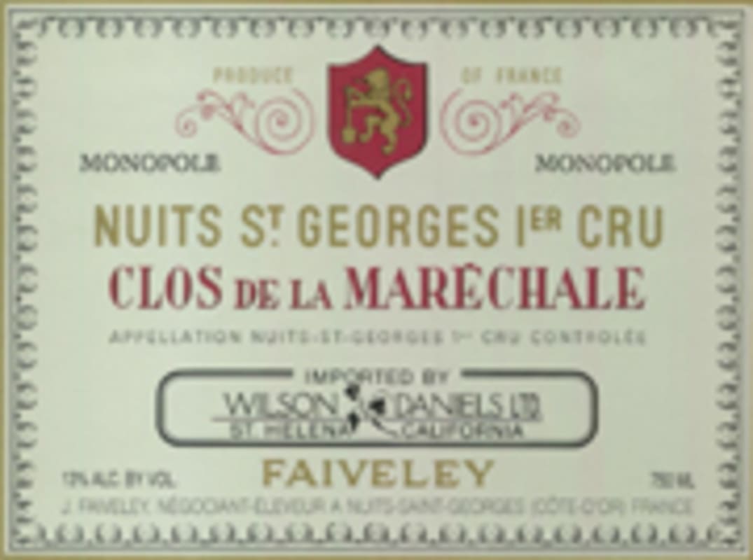 Faiveley Nuits-Saint-Georges Clos de la Marechale 2003 Front Label
