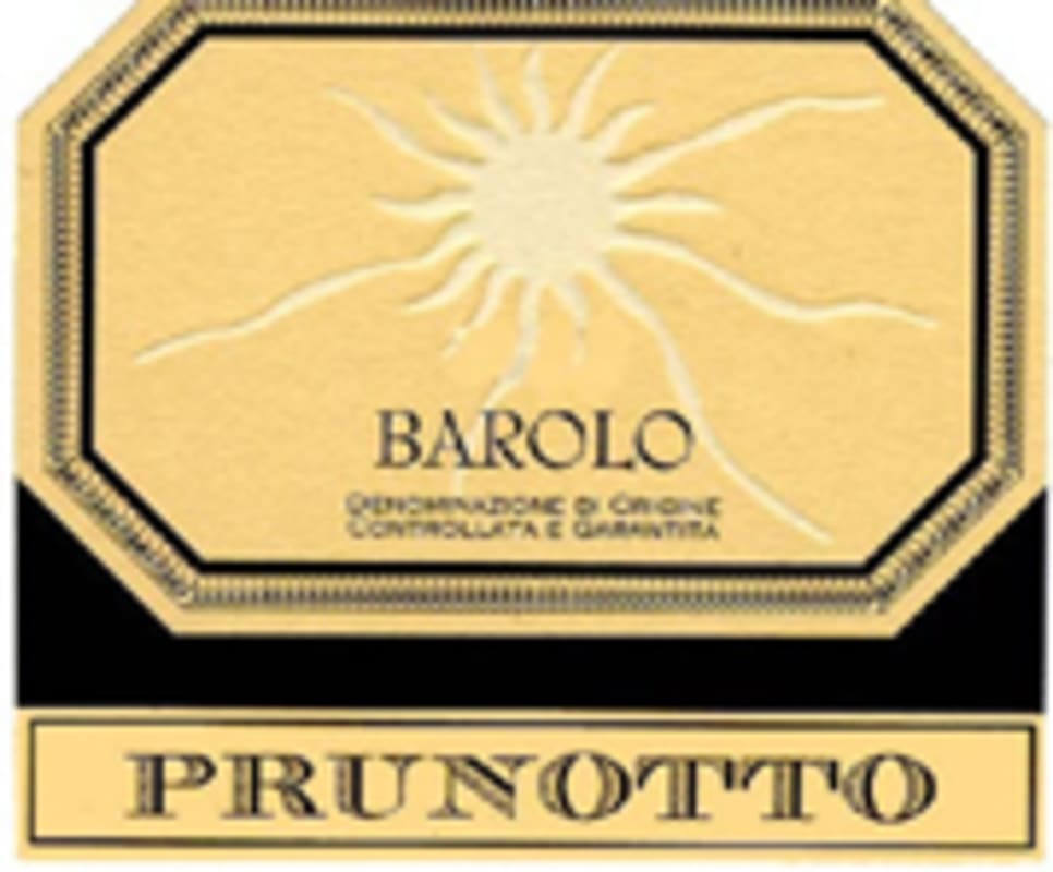 Prunotto Barolo 2003 Front Label