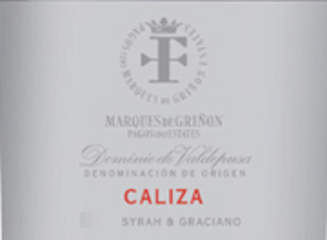 Marques de Grinon Caliza Red Blend 2004 Front Label