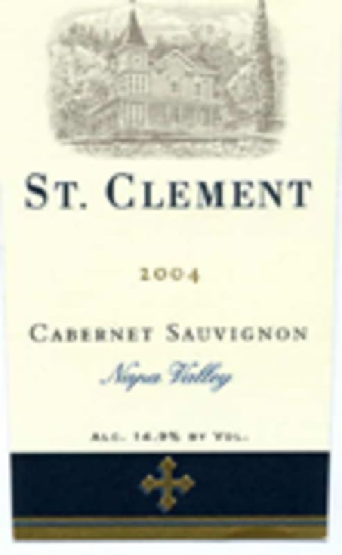 St. Clement Cabernet Sauvignon 2004 Front Label