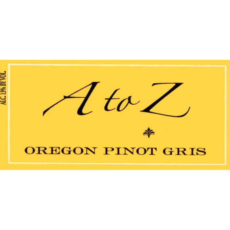 A to Z Pinot Gris 2006 Front Label
