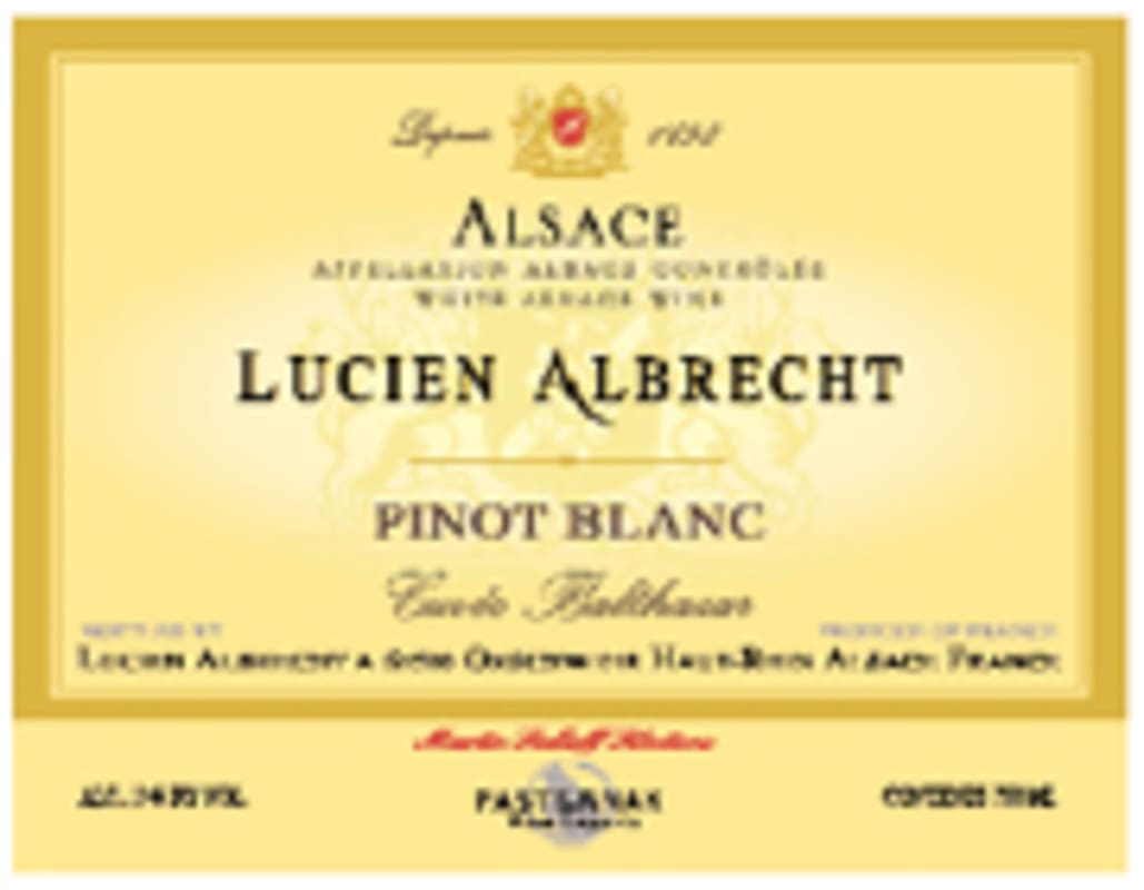 Lucien Albrecht Reserve Pinot Blanc Balthazar 2006 Front Label