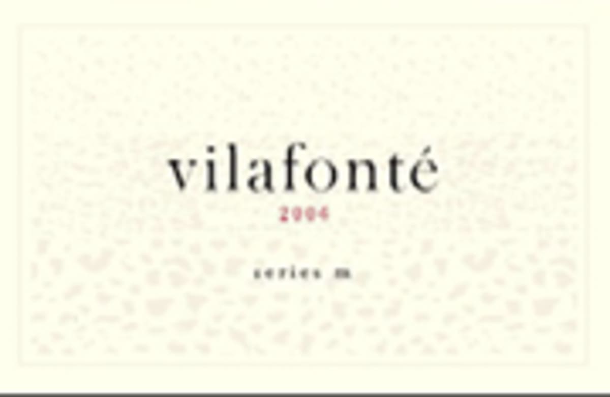 Vilafonte Series M 2004 Front Label