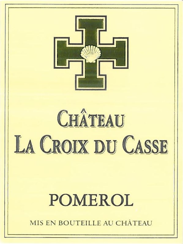 Chateau La Croix du Casse 2012 Front Label