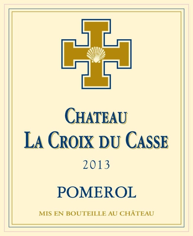 Chateau La Croix du Casse 2013 Front Label