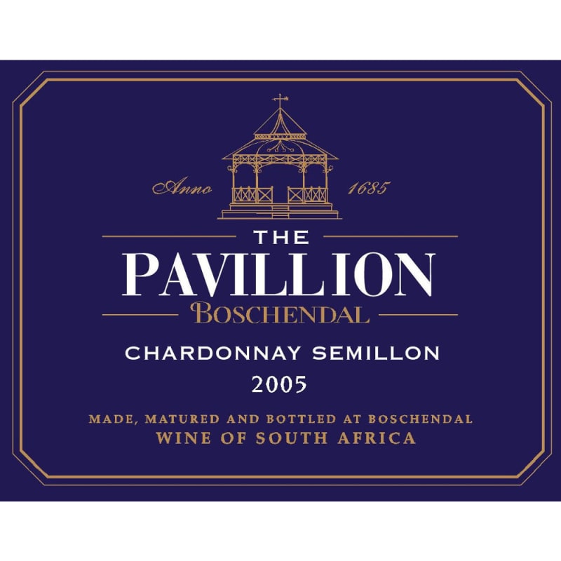 Boschendal Le Pavillion 2005 Front Label