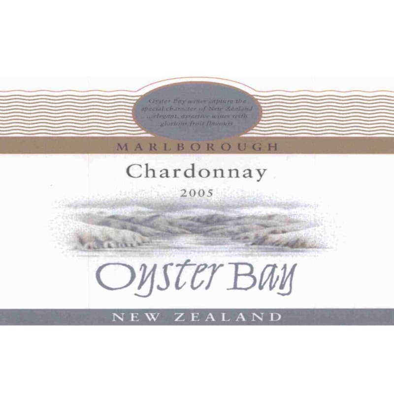 Oyster Bay Marlborough Chardonnay 2005 Front Label