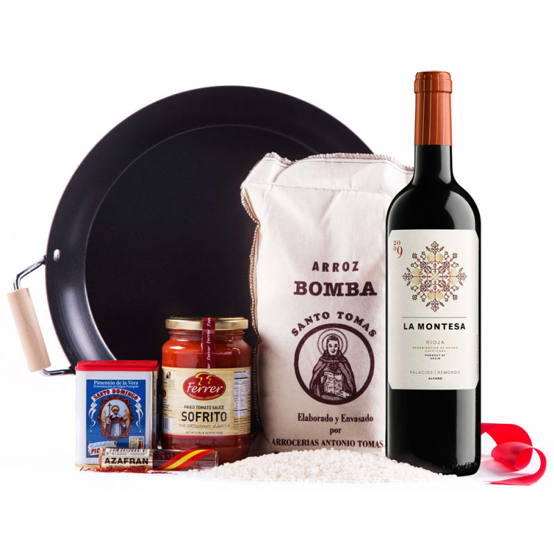 Paella with 91 Point Spanish Wine Gift Set Gift Product Image