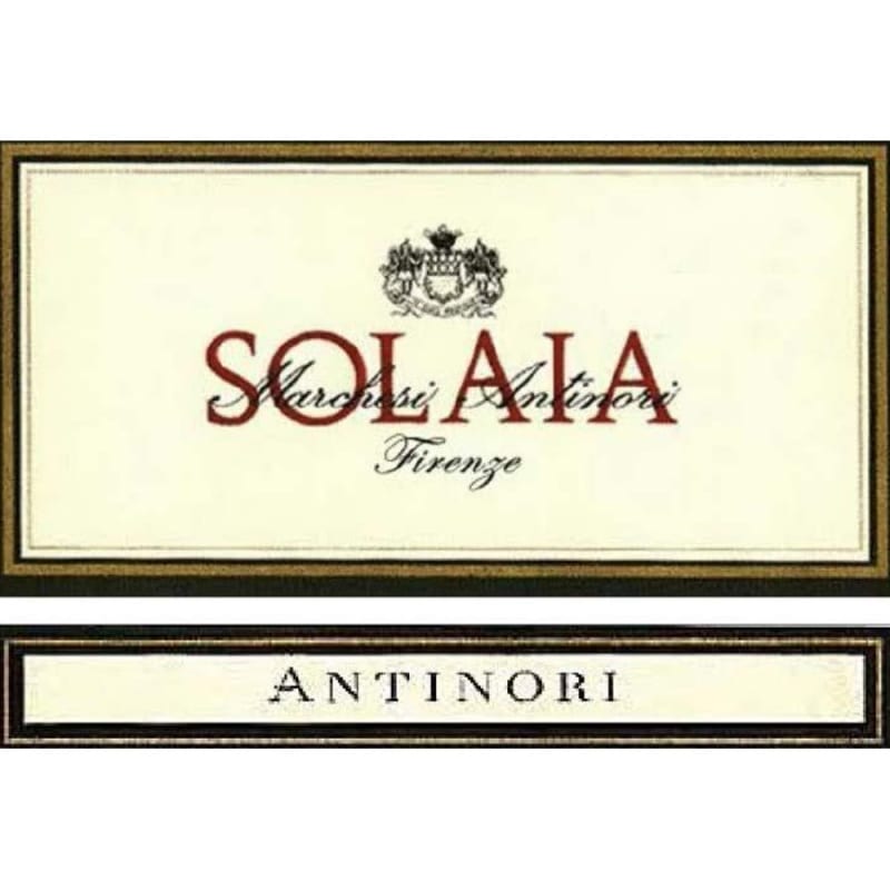 Marchesi Antinori Solaia 2004 Front Label