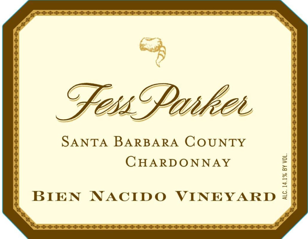 Fess Parker Bien Nacido Vineyard Chardonnay 2012 Front Label