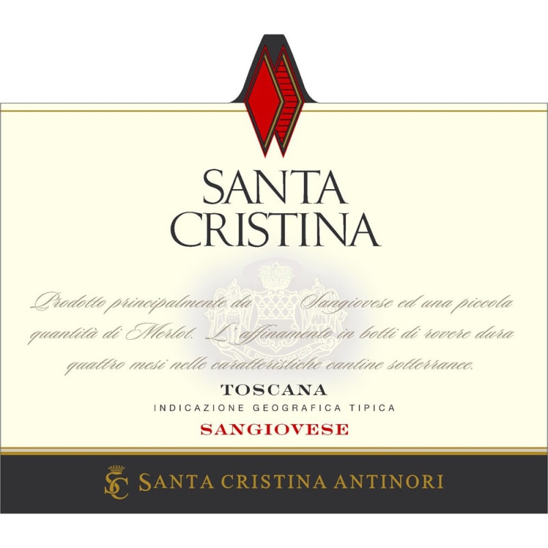 Santa Cristina by Antinori Sangiovese 2006 Front Label
