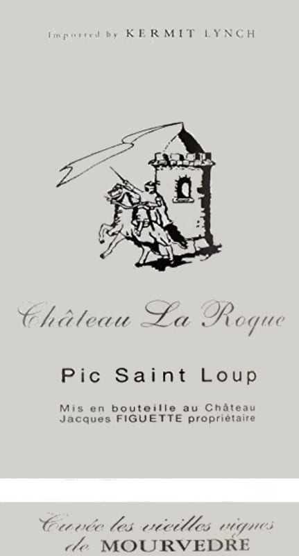Chateau La Roque Cuvee Vieilles Vignes Mourvedre 2013 Front Label