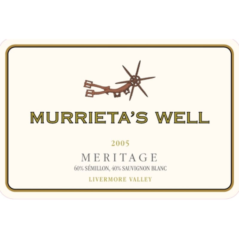 Murrieta's Well White Meritage 2005 Front Label