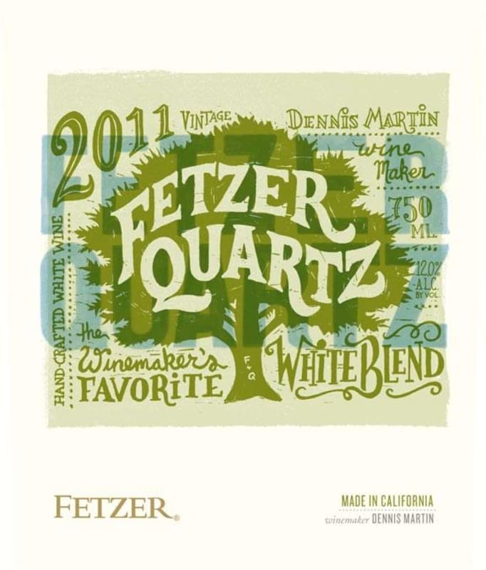 Fetzer Quartz Winemaker's Favorite White Blend 2011 Front Label