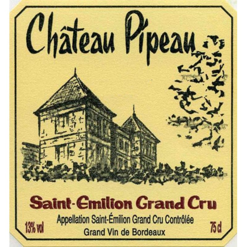 Chateau Pipeau 2004 Front Label