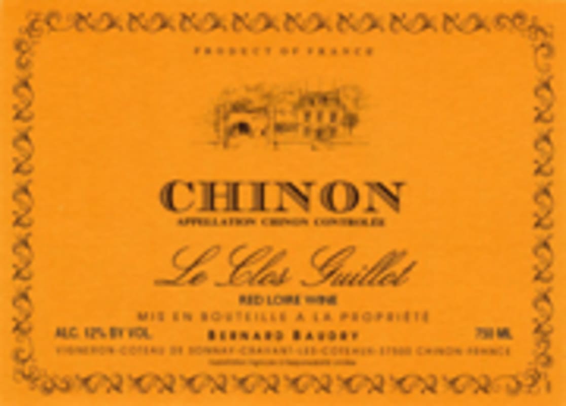 Bernard Baudry Chinon Le Clos Guillot 2005 Front Label
