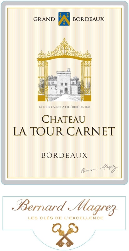 Chateau La Tour Carnet Blanc 2015 Front Label
