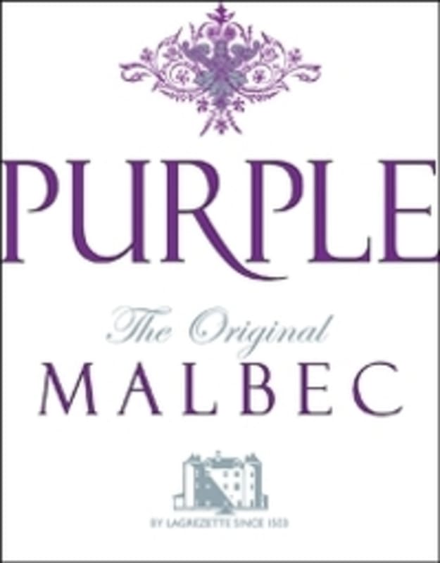 Purple by Chateau Lagrezette The Original Malbec 2012 Front Label
