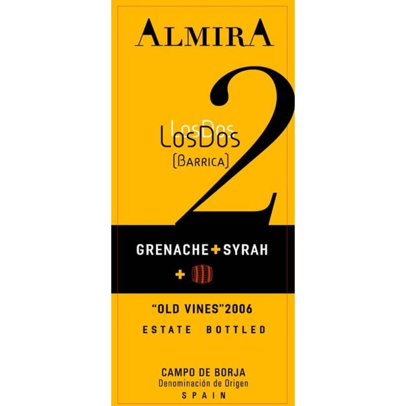 Los Dos Old Vines 2006 Front Label