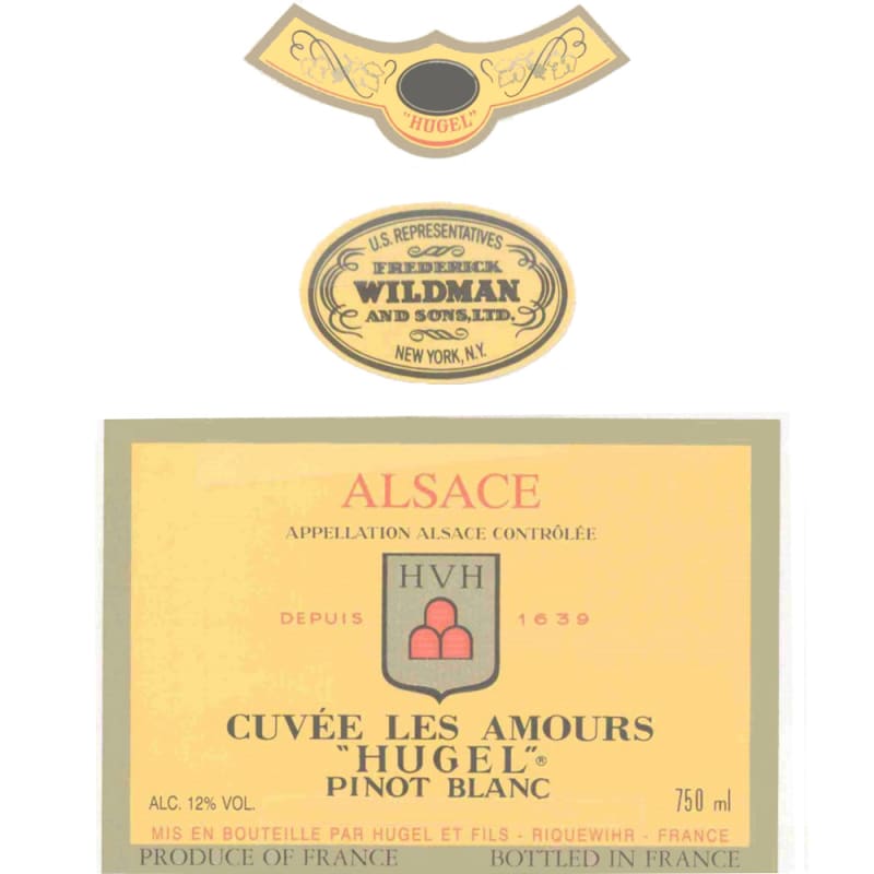 Hugel Cuvee Les Amours Pinot Blanc 2005 Front Label