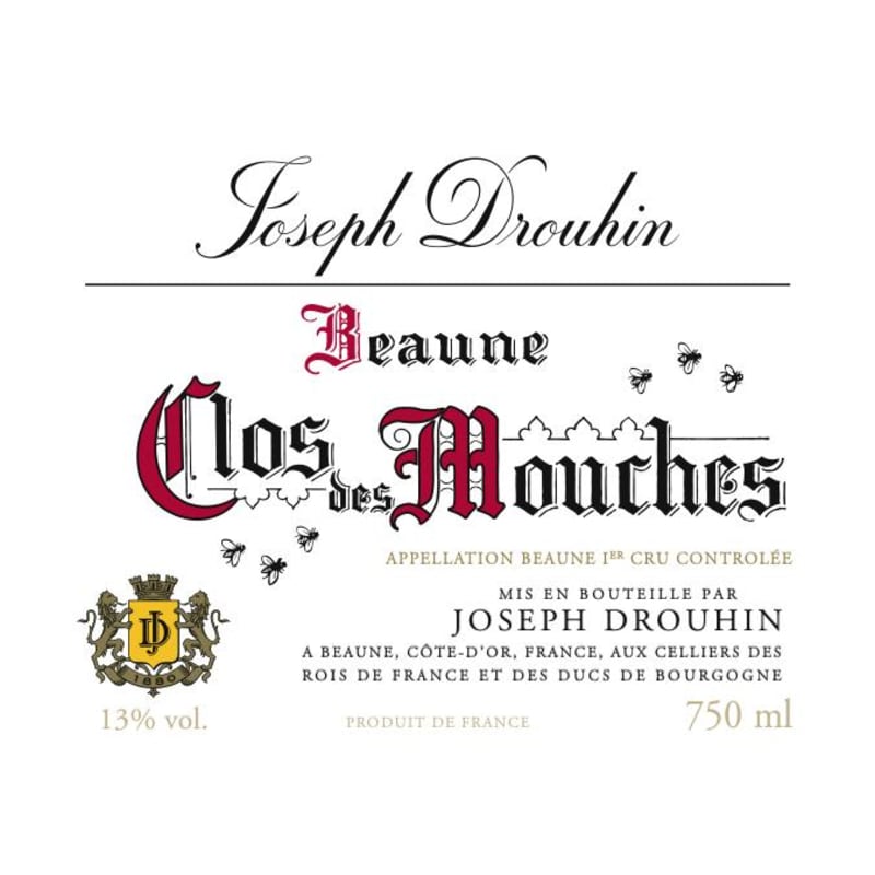 Joseph Drouhin Beaune Clos des Mouches Premier Cru Blanc 1996 Front Label