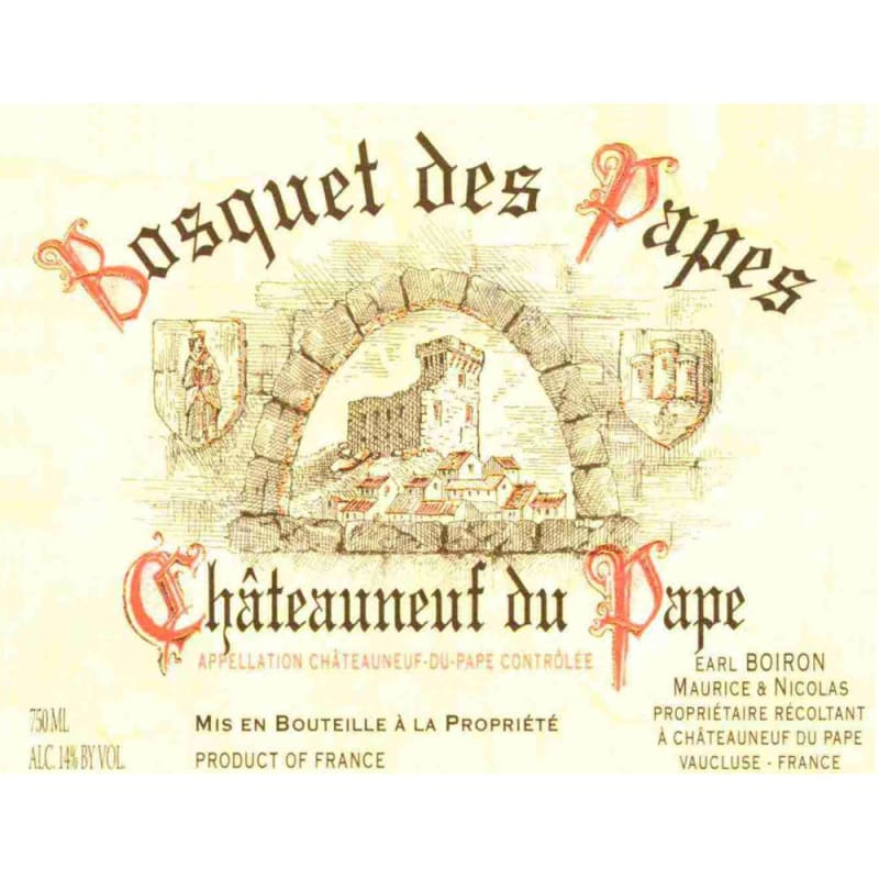 Bosquet des Papes Chateauneuf-du-Pape Tradition 2005 Front Label