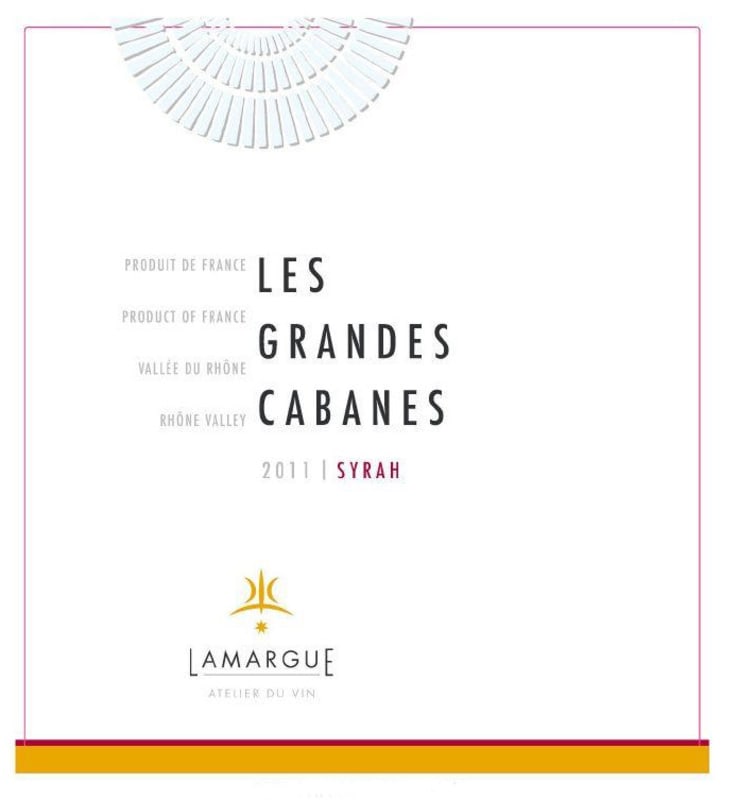 Chateau Lamargue Les Grans Cabanes 2011 Front Label