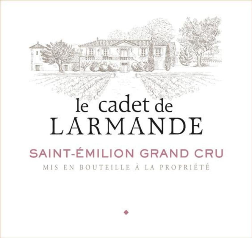 Chateau Larmande Le Cadet de Larmande 2012 Front Label