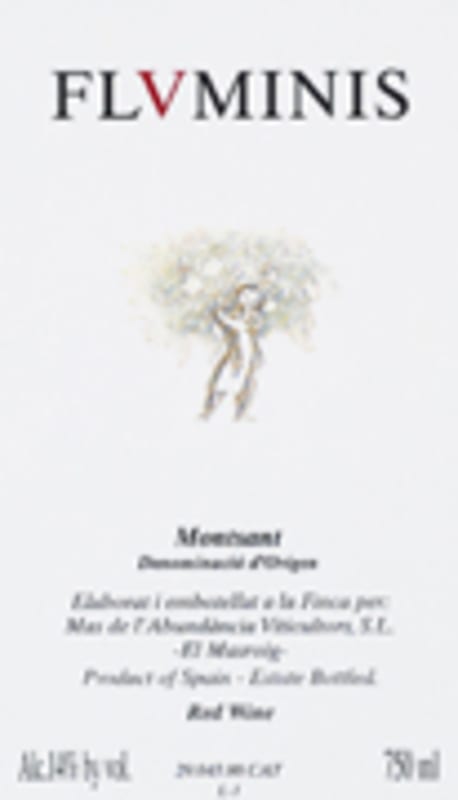Mas de l'Abundancia Fluminis Montsant 2004 Front Label