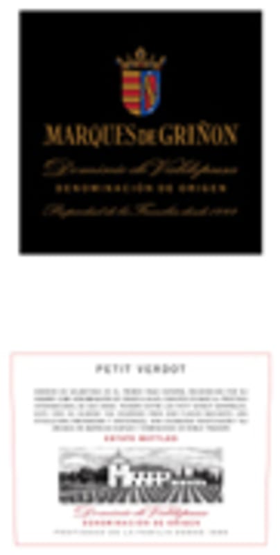 Marques de Grinon Dominio de Valdepusa Petit Verdot 2003 Front Label