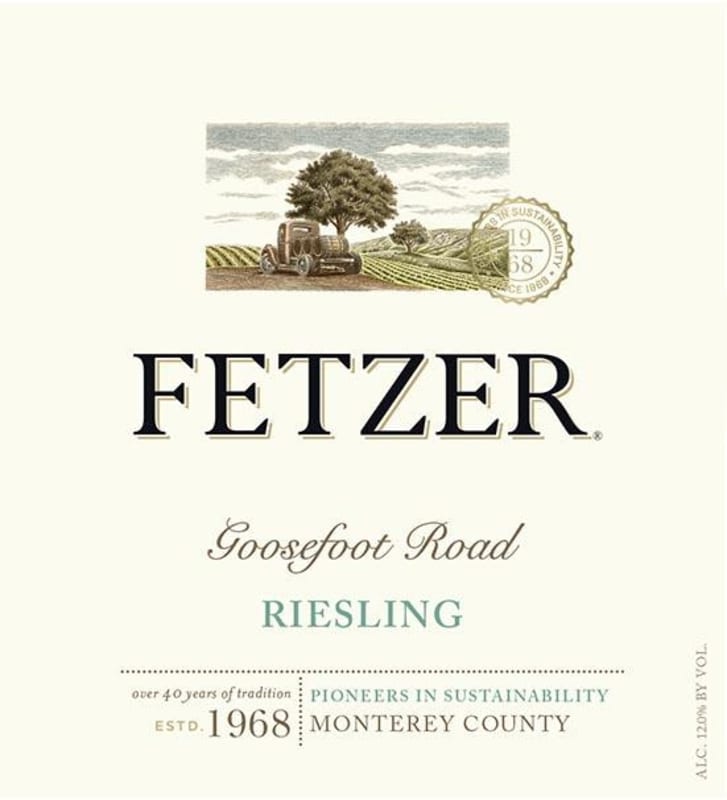 Fetzer Goosefoot Road Riesling 2014 Front Label