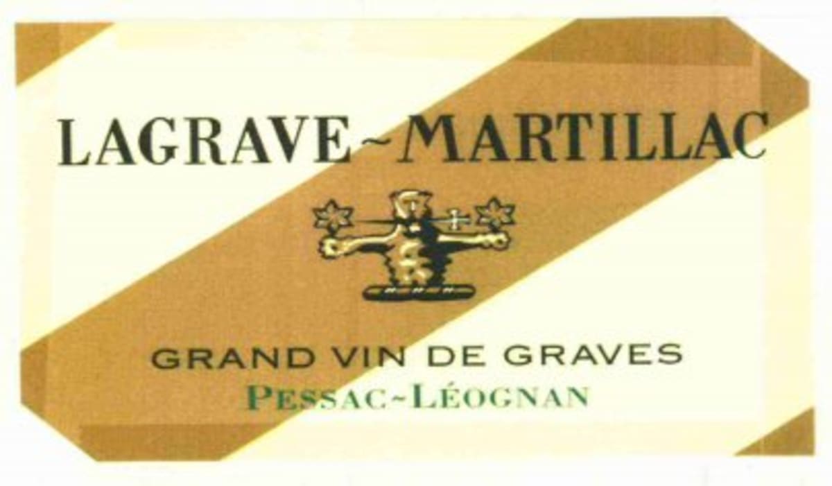 Chateau Latour-Martillac Lagrave-Martillac Blanc 2010 Front Label