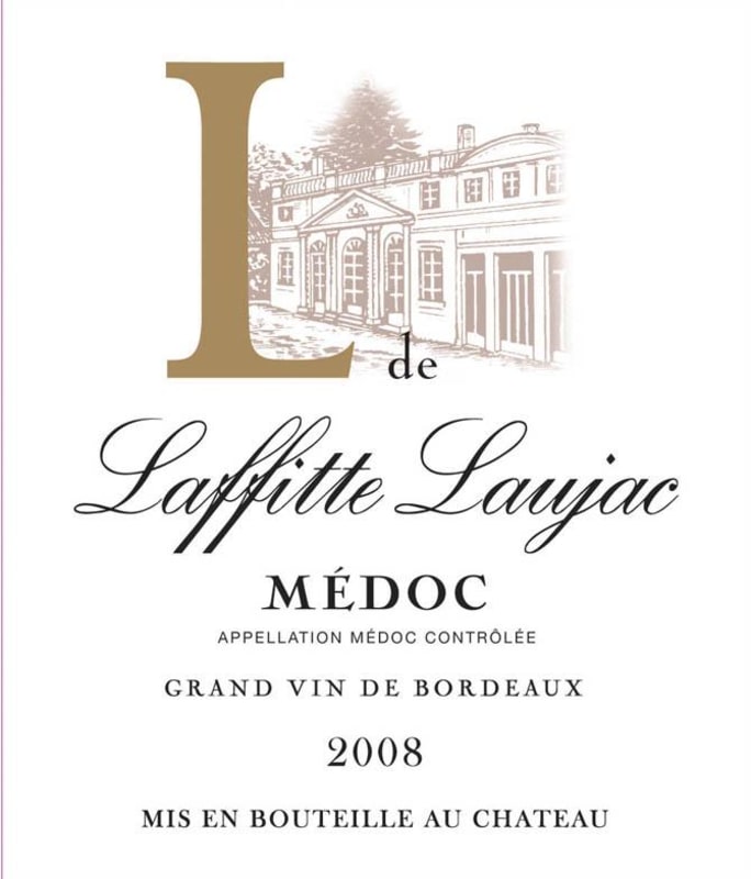 Chateau Laffitte Laujac L de Laffitte Laujac 2008 Front Label