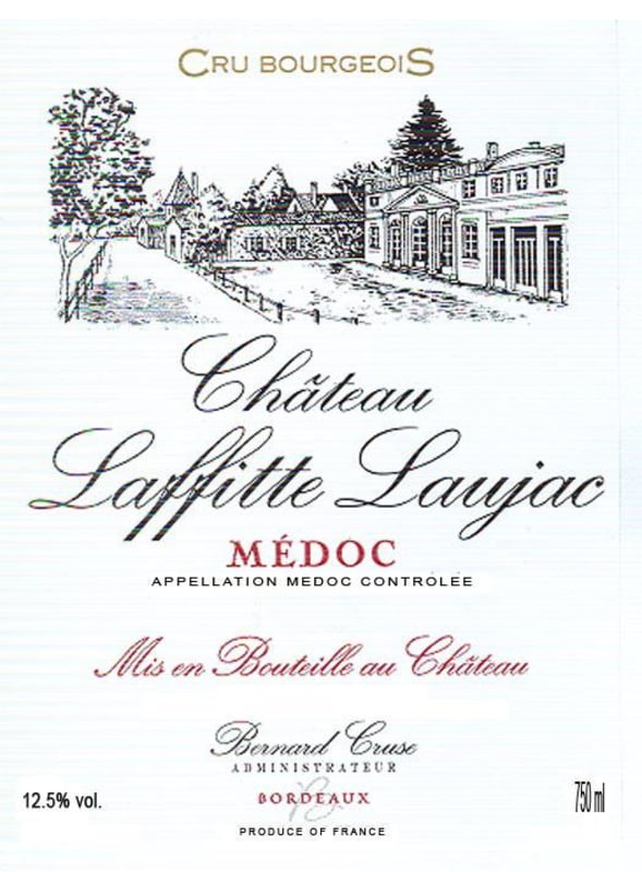 Chateau Laffitte Laujac 2009 Front Label