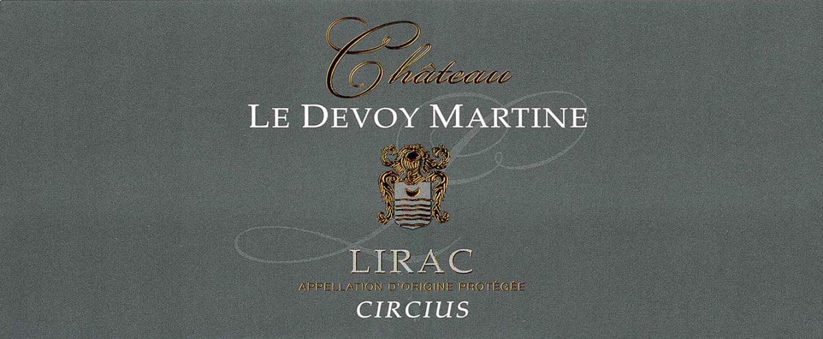 Chateau Le Devoy Martine Circius 2010 Front Label