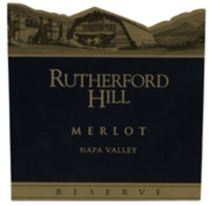 Rutherford Hill Reserve Merlot 2002 Front Label